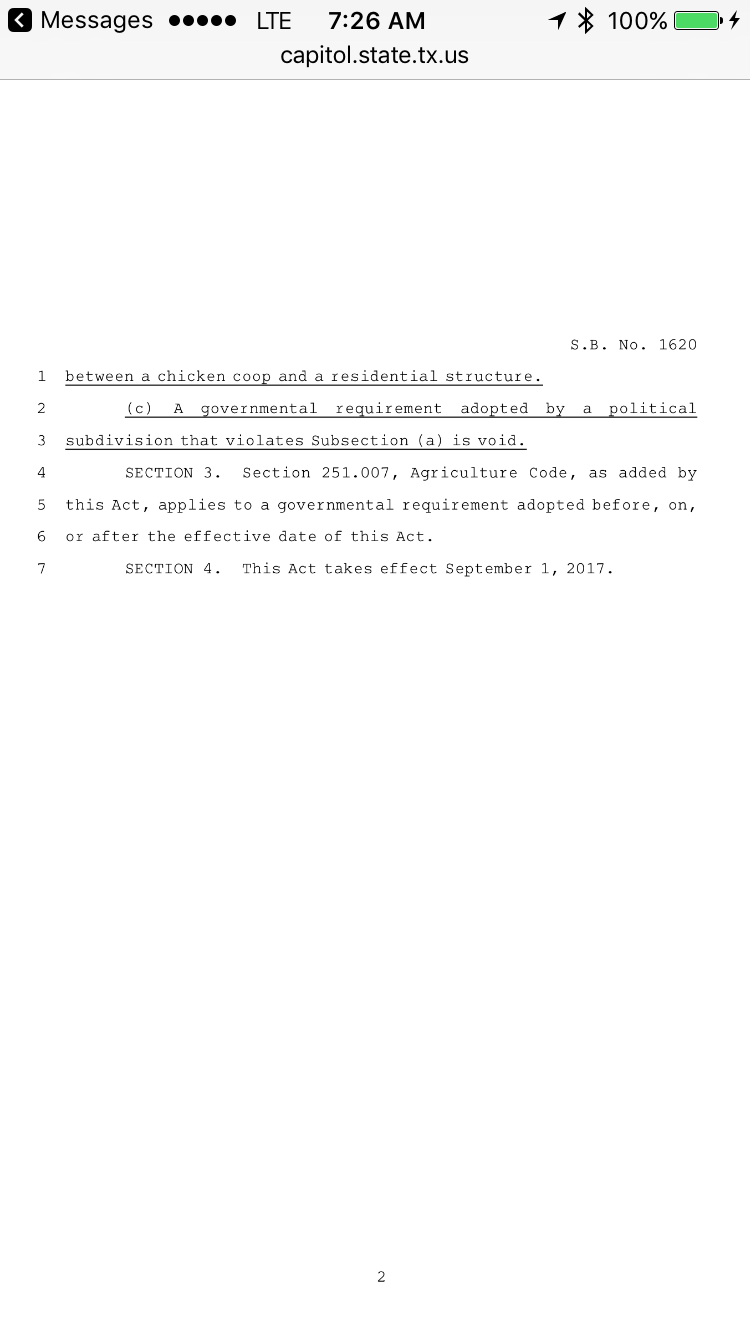 Texas chicken bill BackYard Chickens Learn How to Raise Chickens