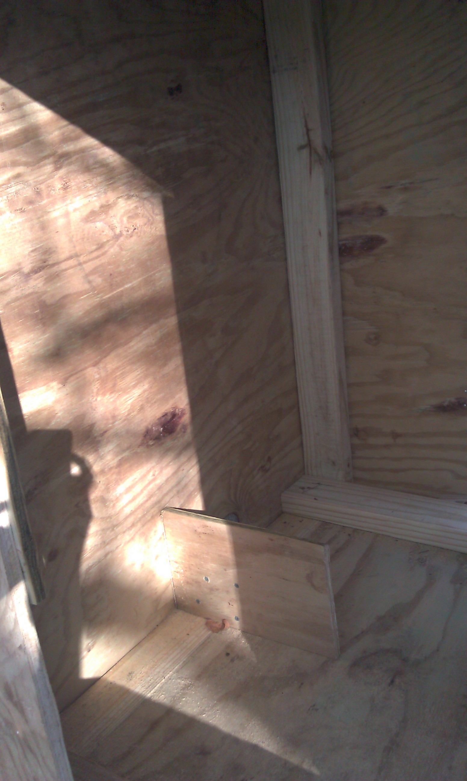 the beginnings of the nesting boxes