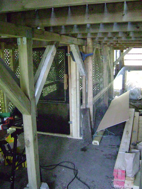 the deck is 7 feet off the ground