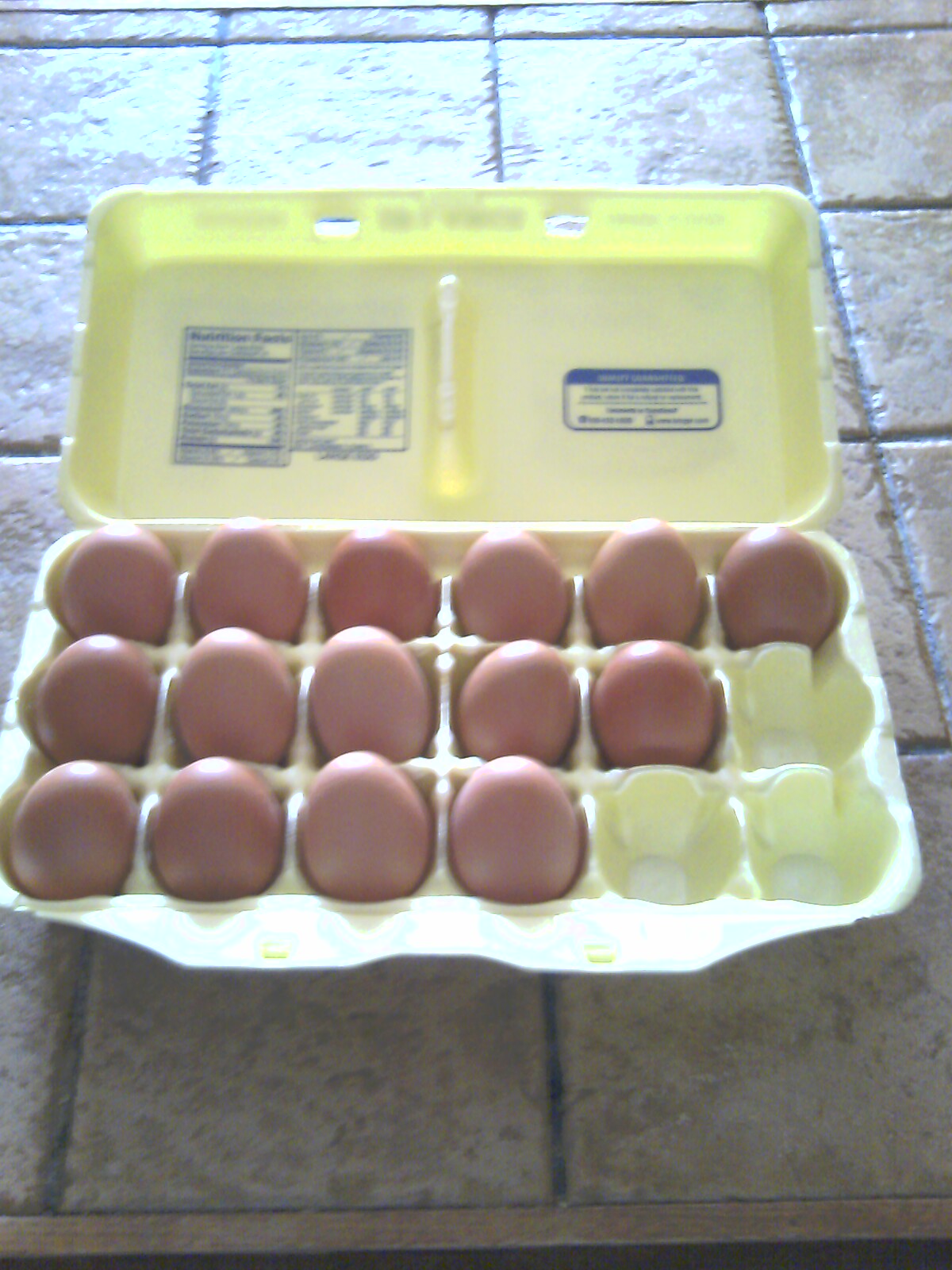 the eggs from them.