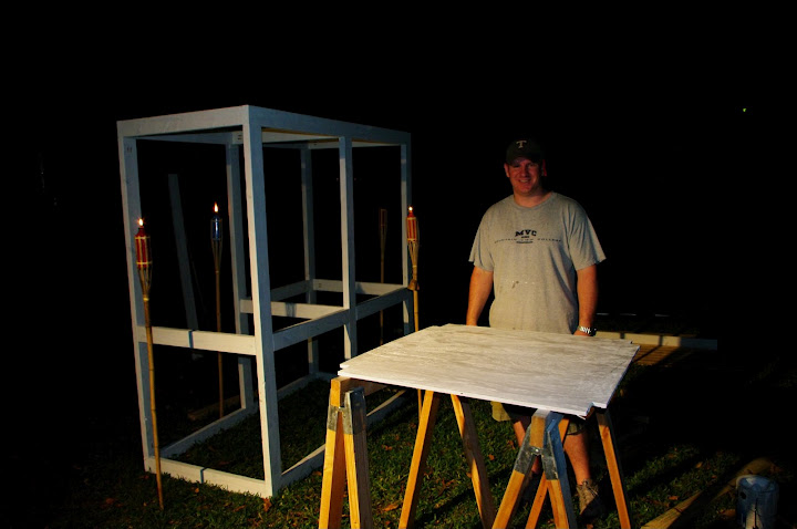 The frame is coming together.