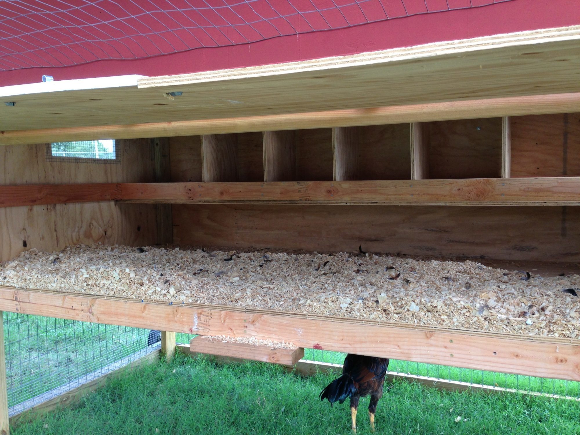 The front opens for increased airflow/ventilation for the hot OK summers.