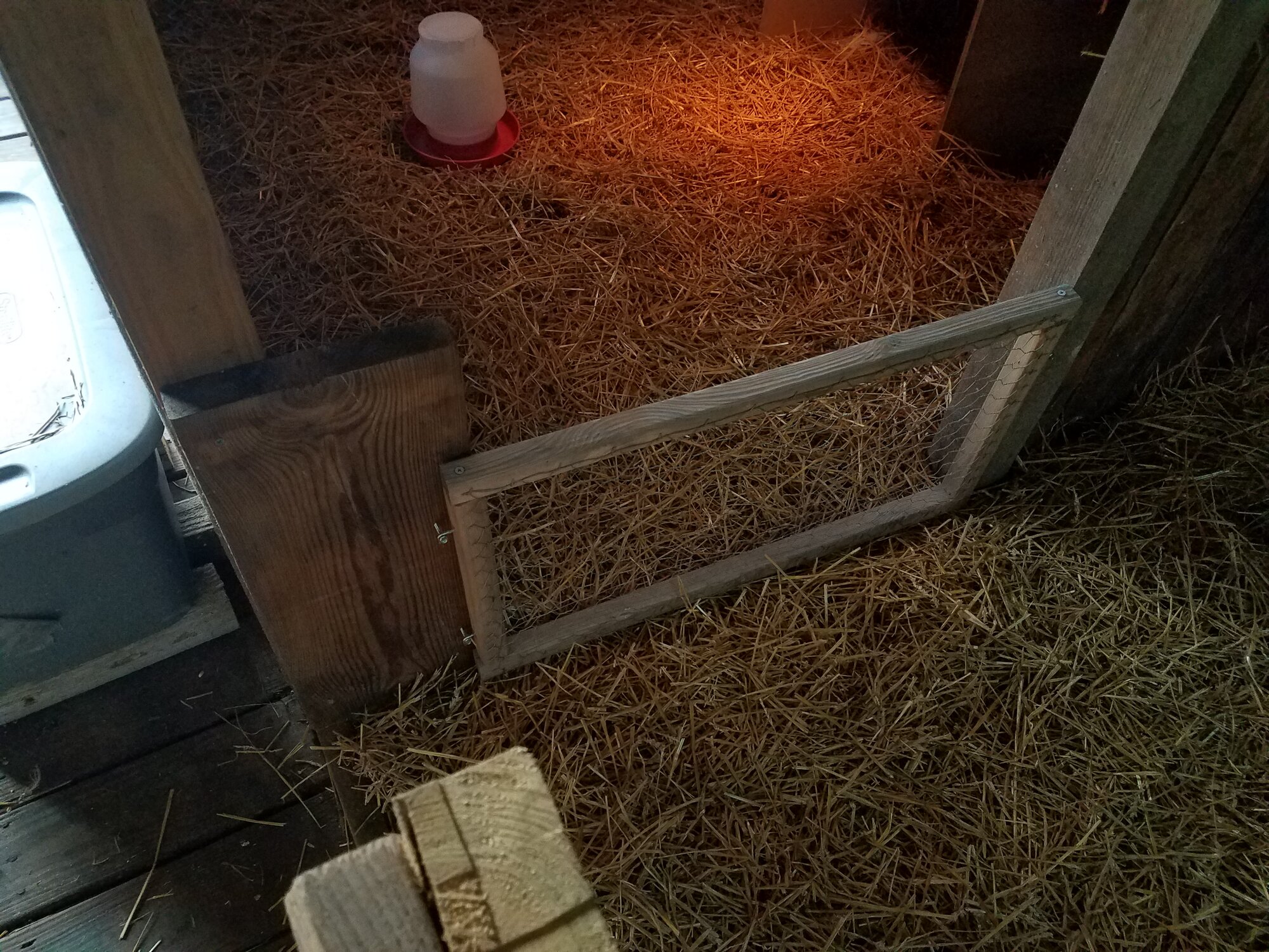 The gate that will protect Katharina and her ducklings