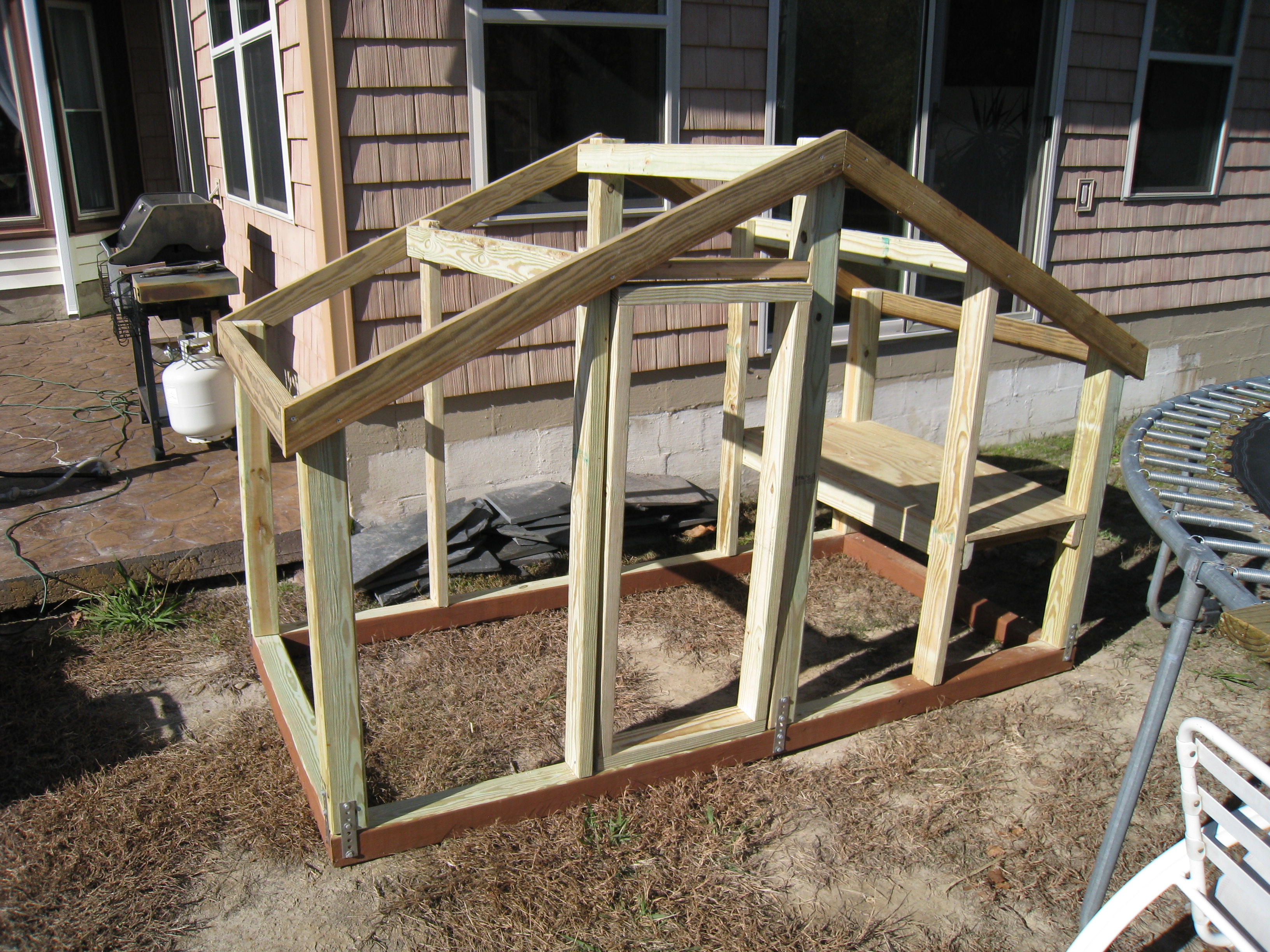 the initial build...