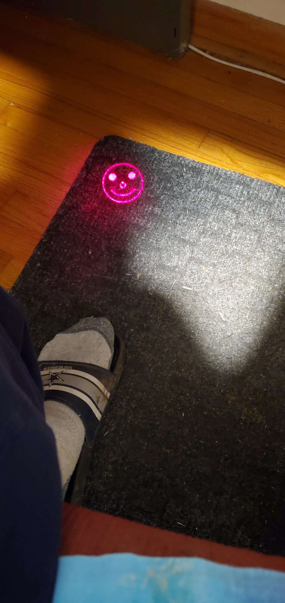 The laser-smilie of doom!