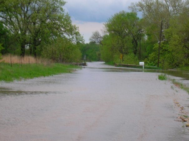 The main road.  It went on for about about a half mile.