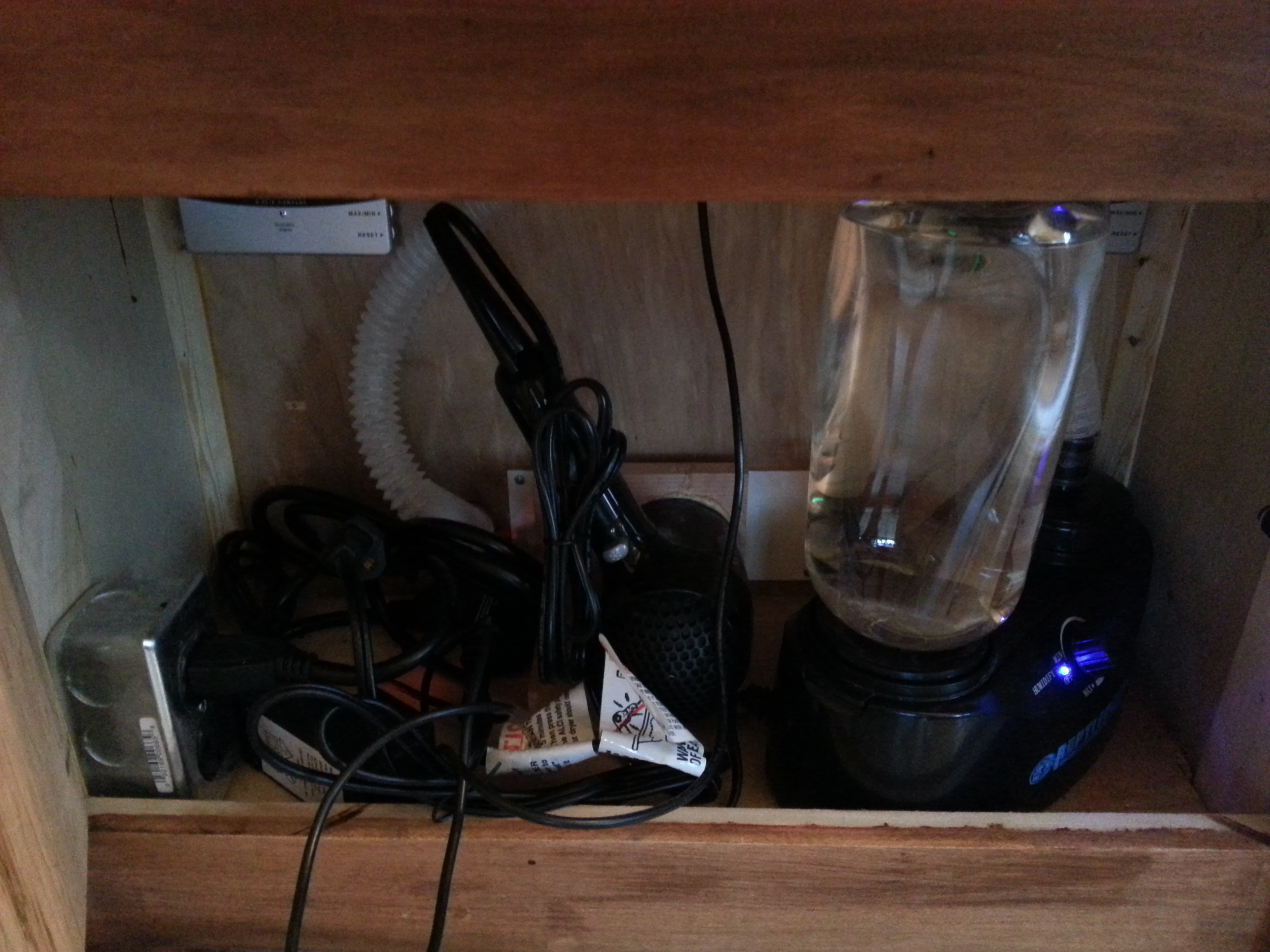 The radiant heat is great - but, for us it wasn't quite what we wanted.  So, we mounted a hair dryer on low setting.  Yes, believe it or not - it works like a charm.