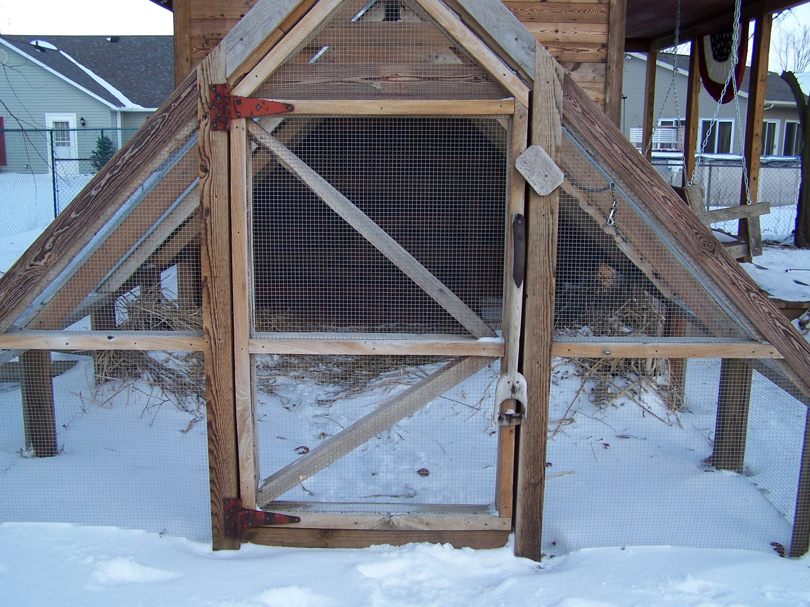 the run in the winter before we changed it--