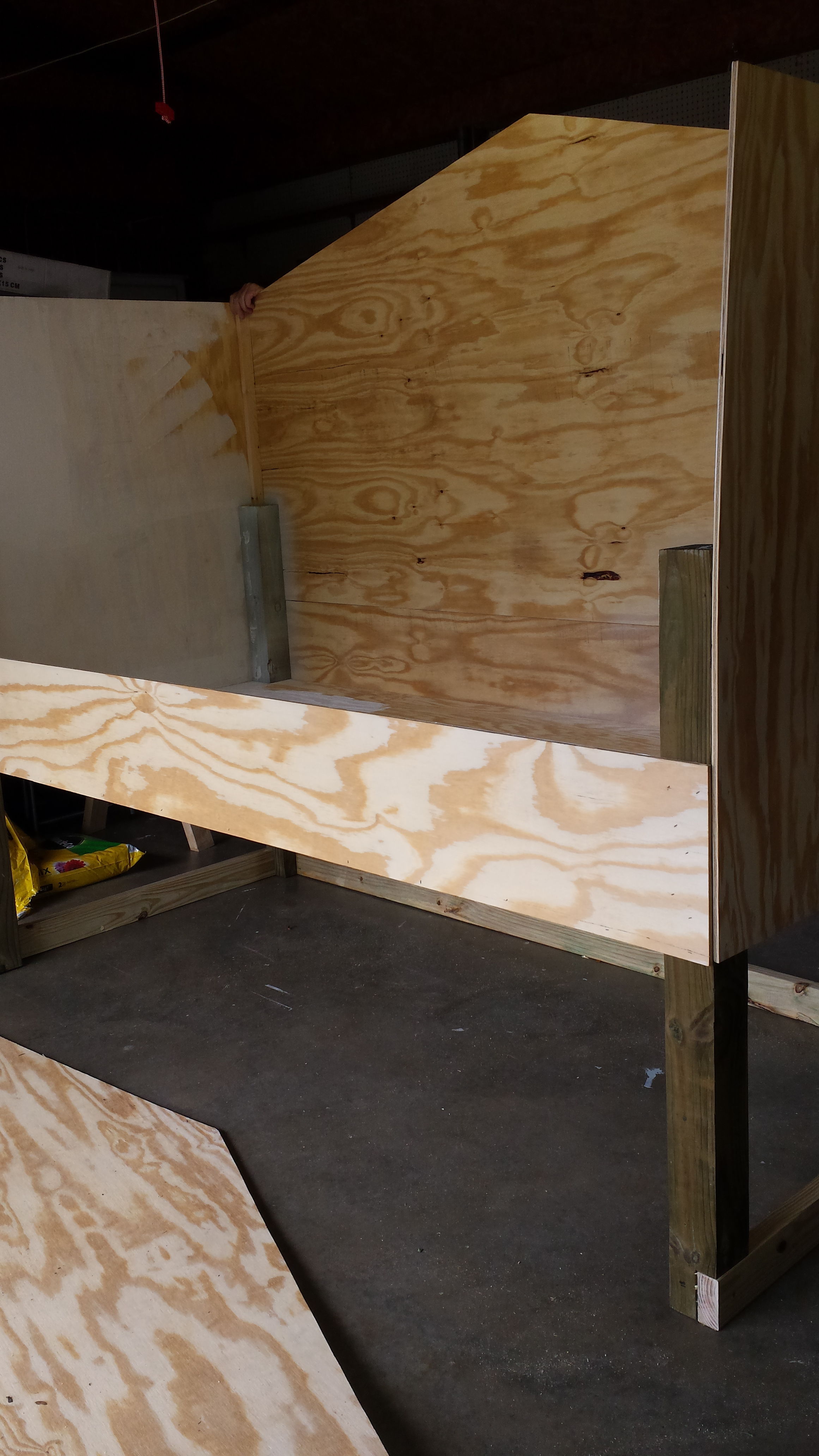 The start of the build.