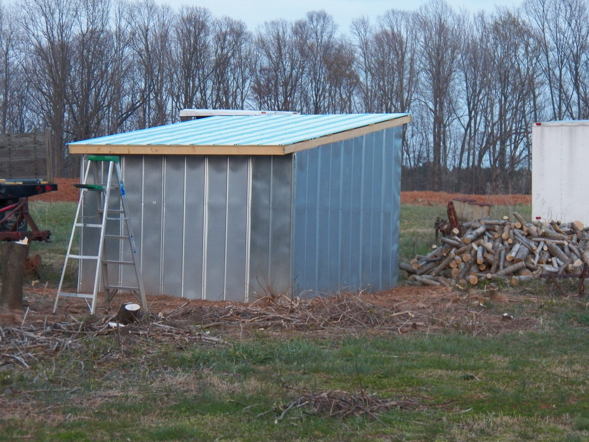 The third wall put up.