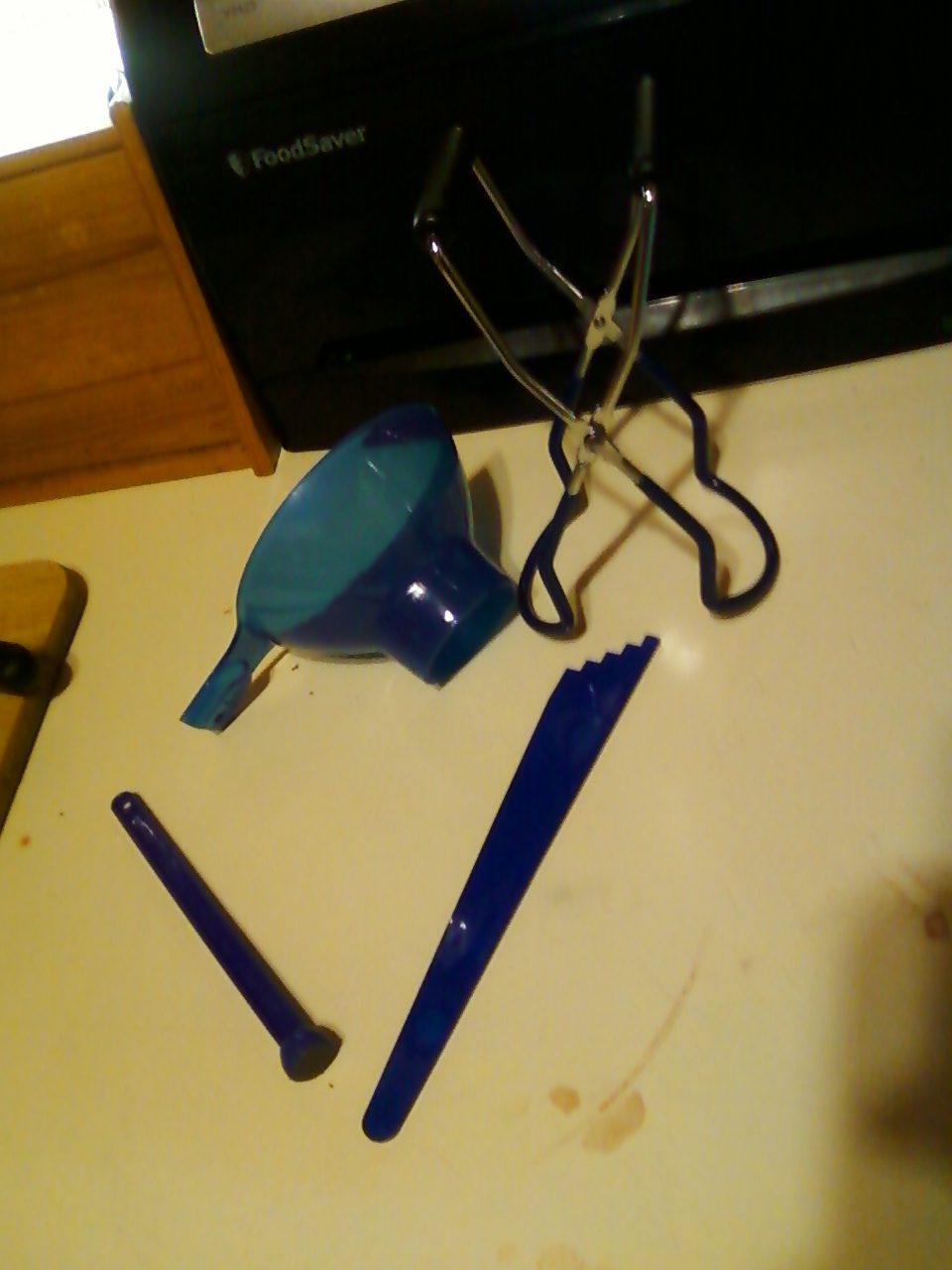 The tools I got for canning