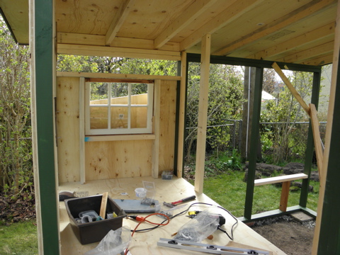 The work site - who knew you needed so many tools for what seems like a not-so-big project?!