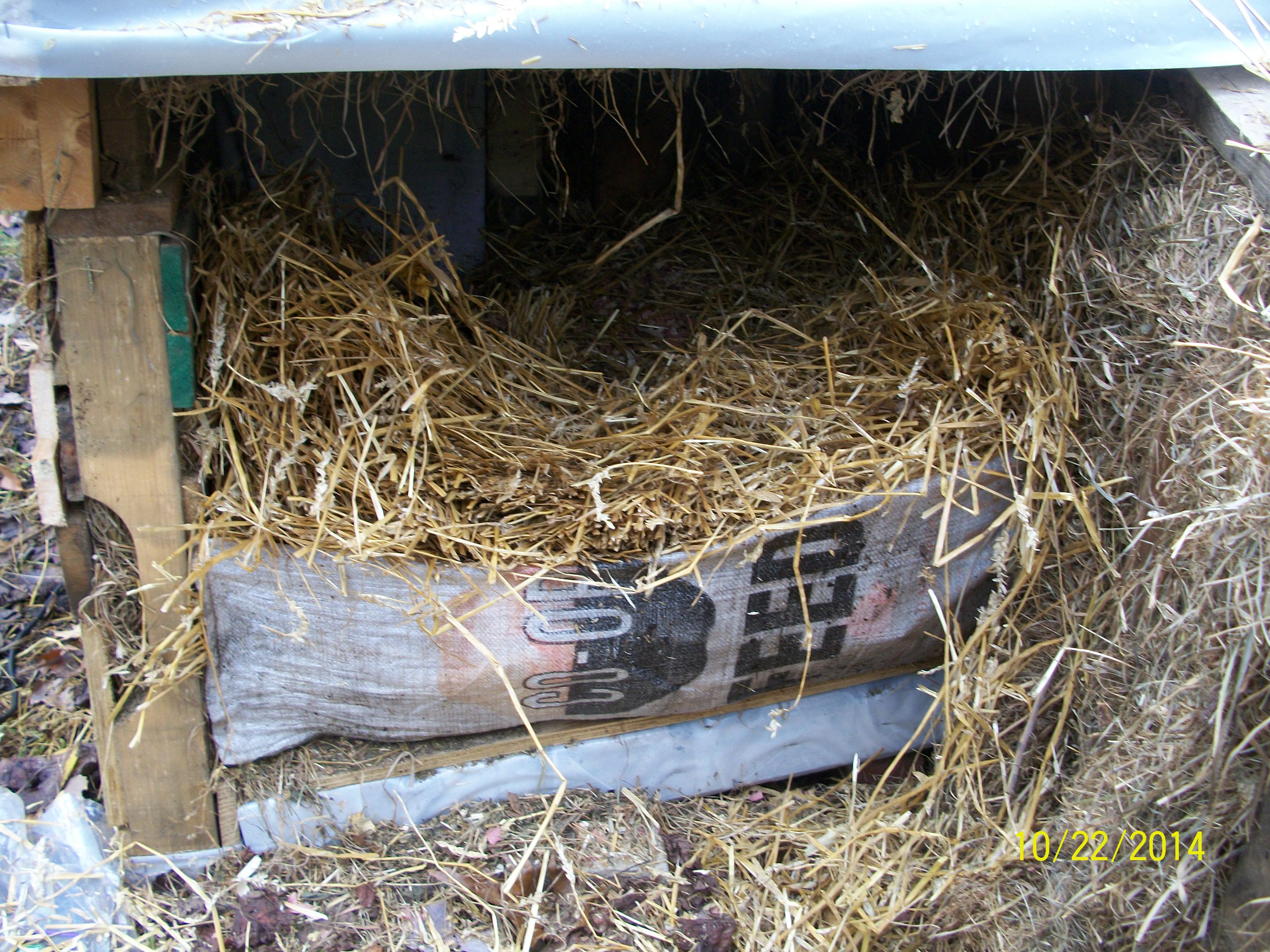 ...then straw....