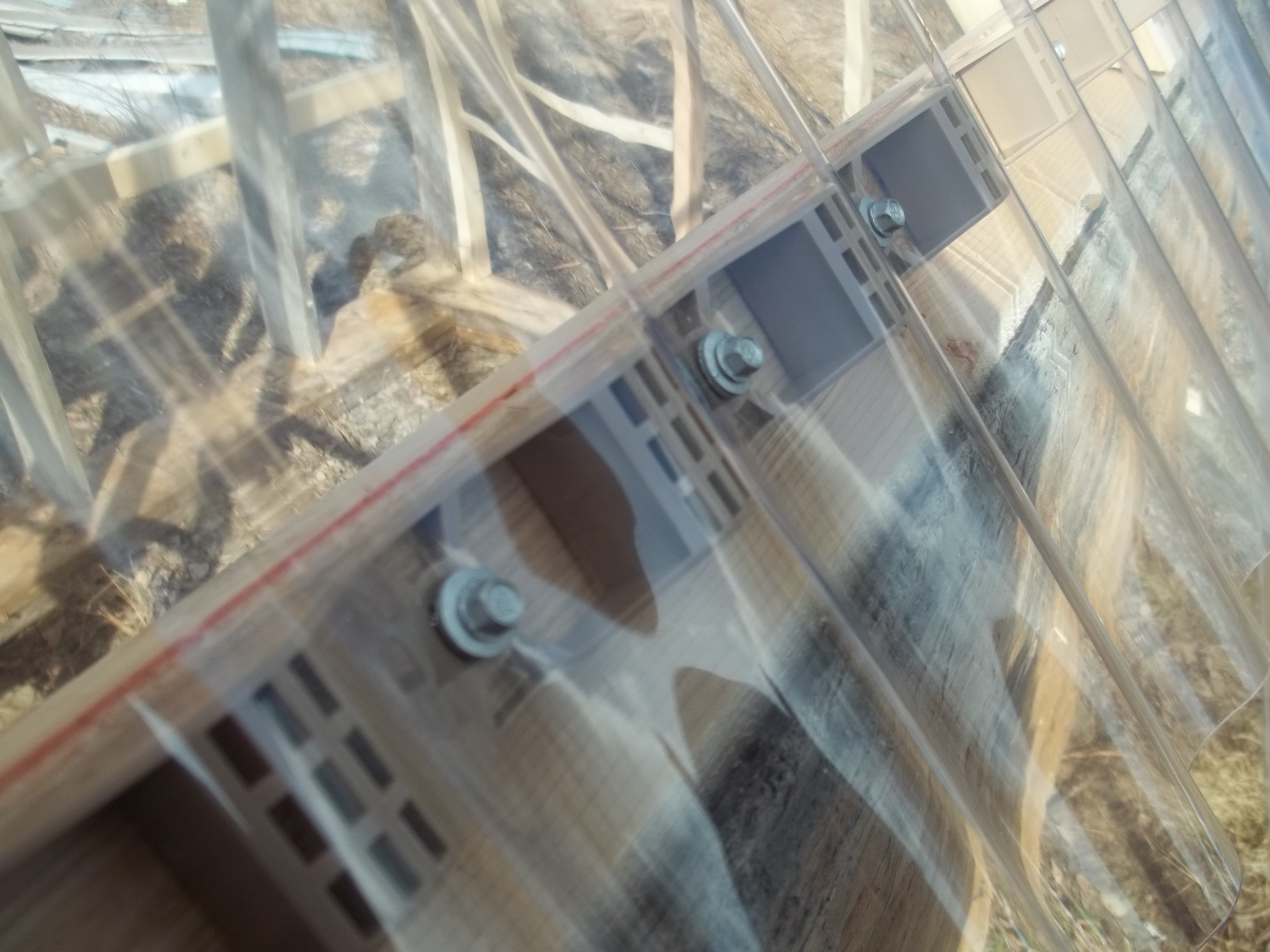 These were easier to install than I anticipated.  I recommend using them if you are going to use the corrugated plastic stuff.  The screws are supposed to to into the high bump, not in the valley, but...I bought the wrong screws so I made an adjustment!  It works just fine and anchored the braces as well as the sheeting.