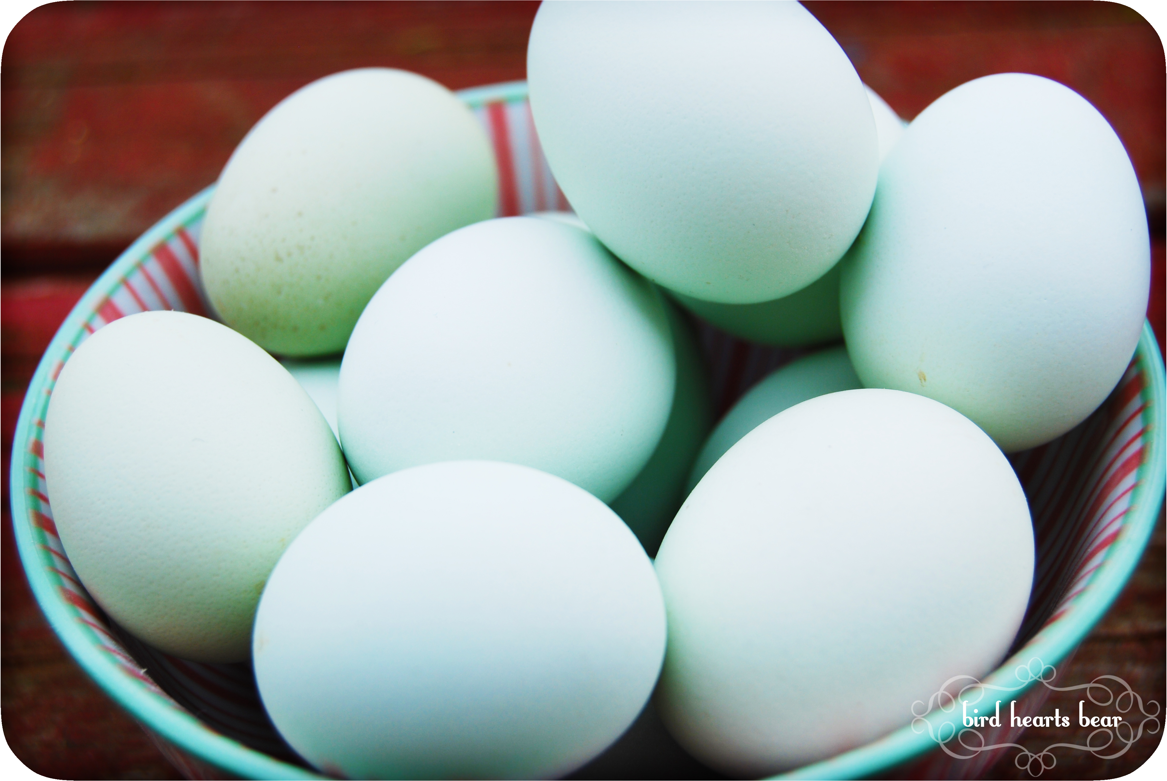 They are the palest blue.