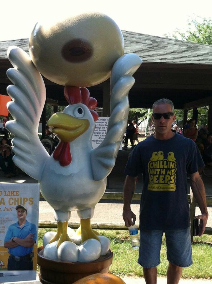 *This is a picture of me chillin' with my Peeps at the Indiana State Fair..