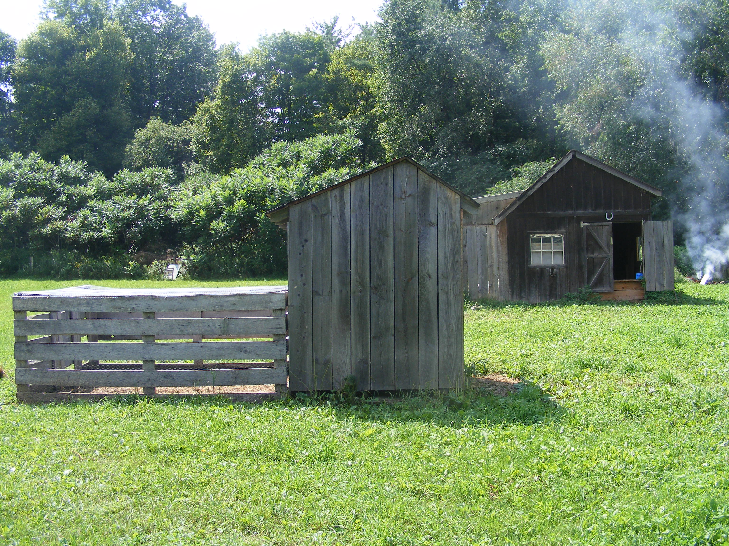 This is my hen house and barn
