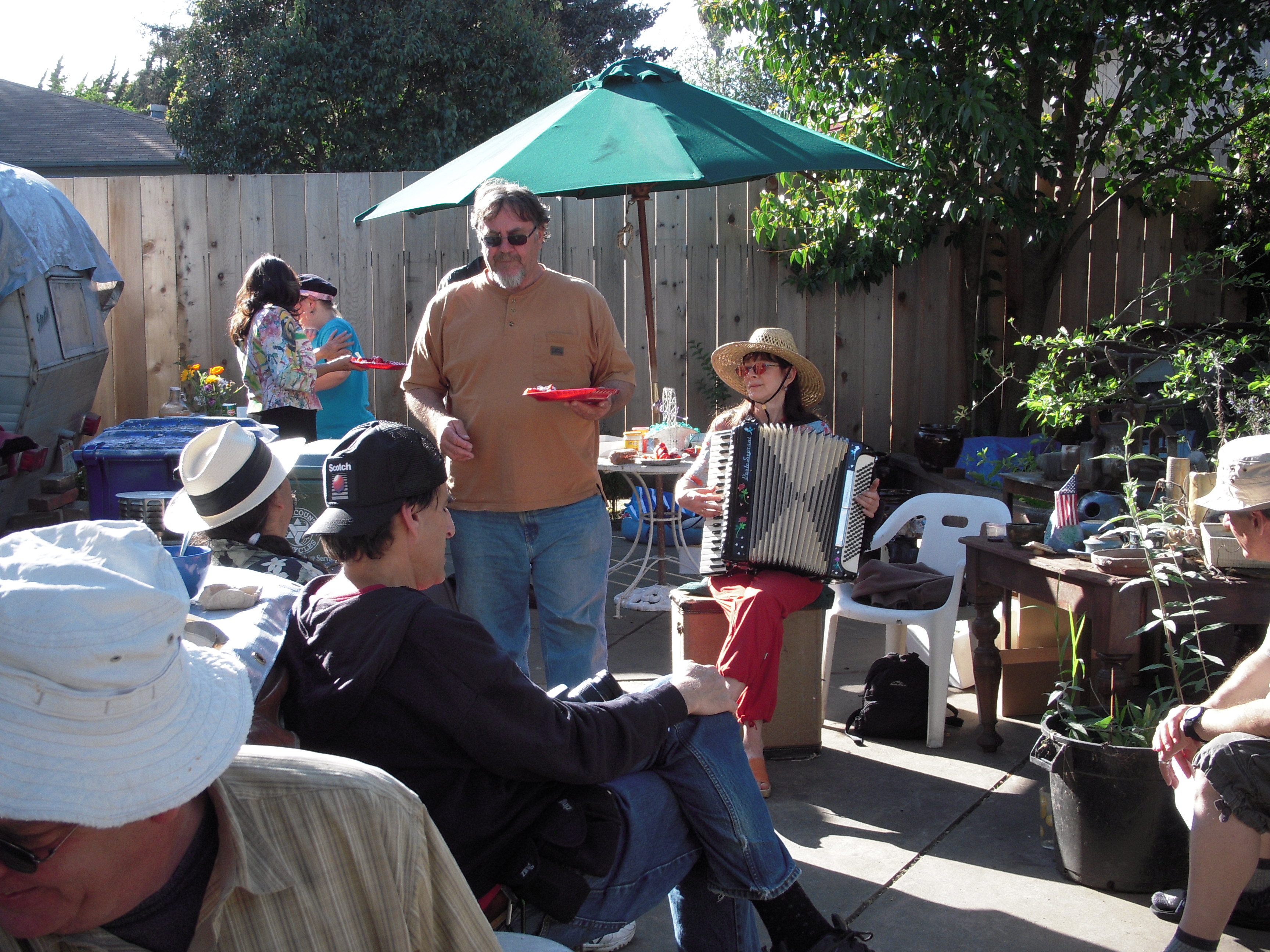This lively group was at Artpeeps meeting and barbecue in 2008. We were founded in 2005. As of 2013 we are still going strong!