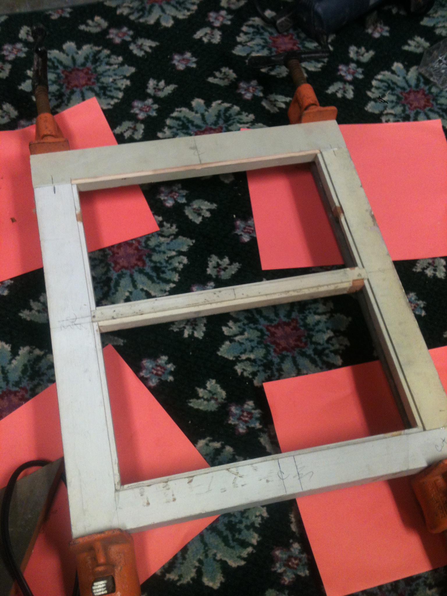 This window was cut down from the bigger screen and made into a custom window