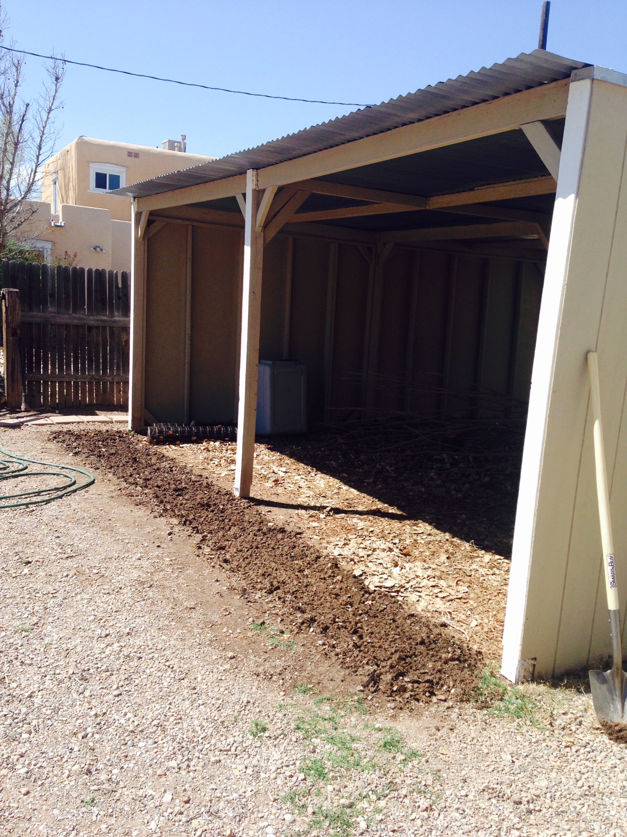 Tilling for Comfrey bed.