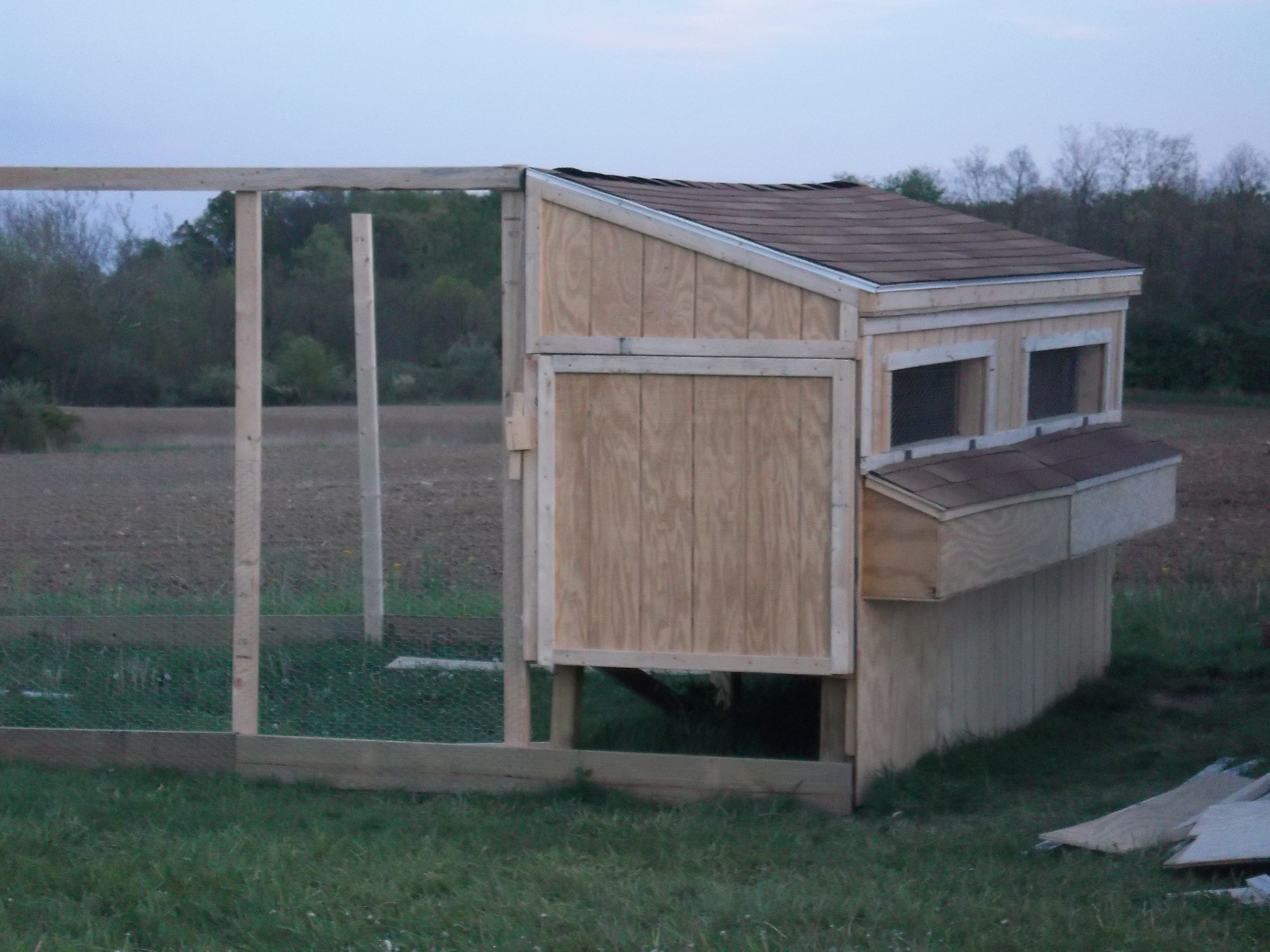 Trimmed and Nest Boxes Roofed