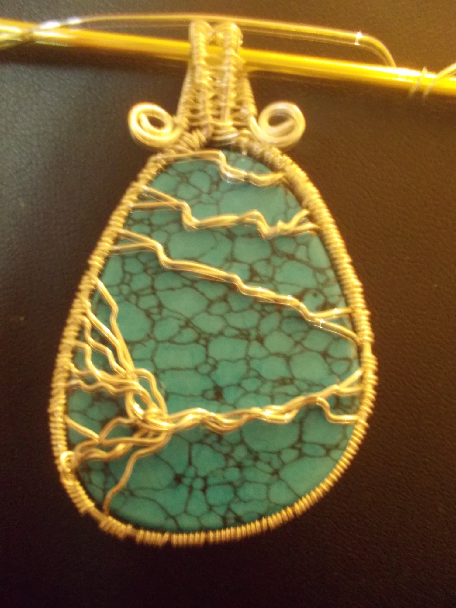 Turquoise tree of life back