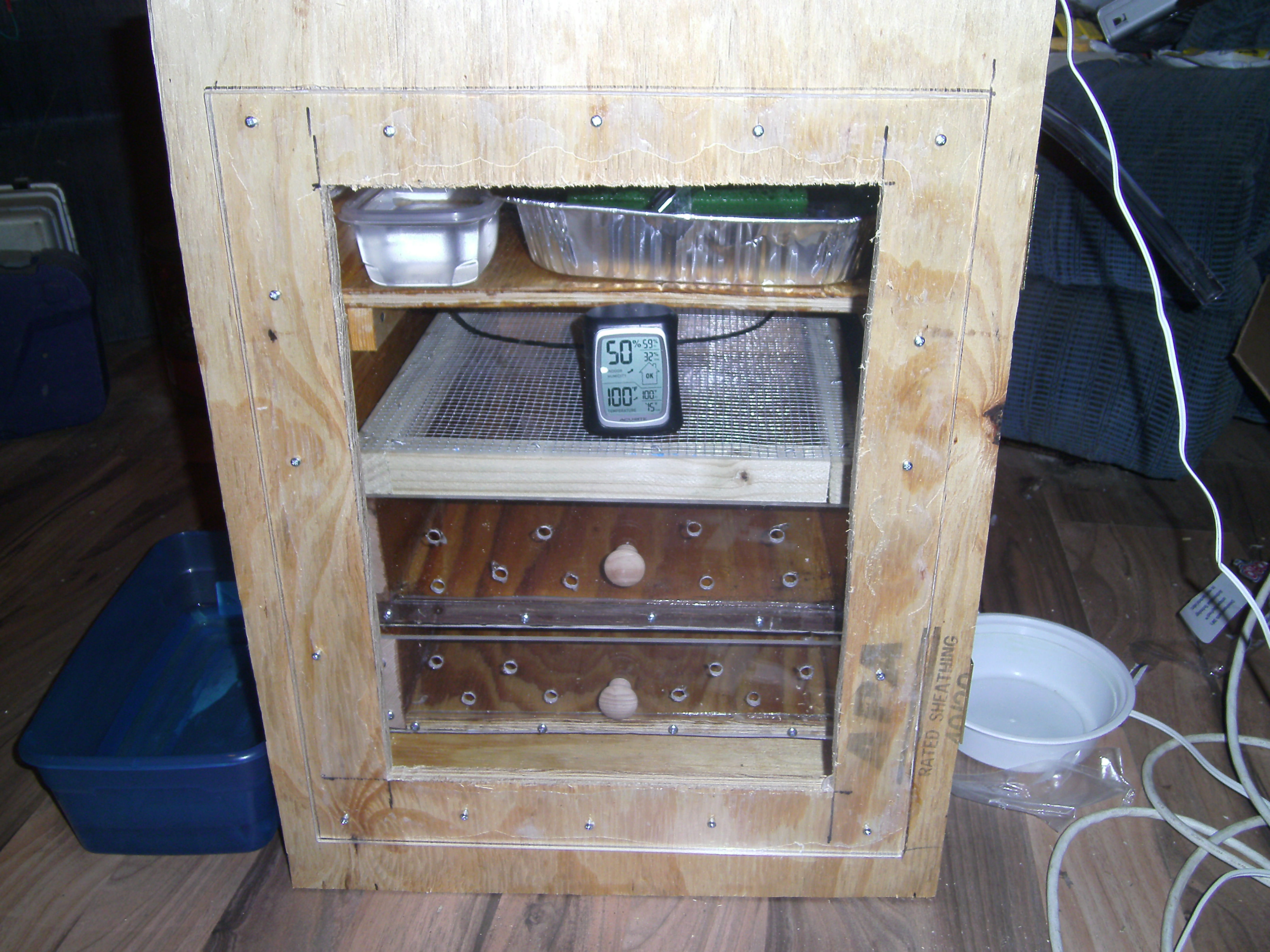 two drawer hatcher