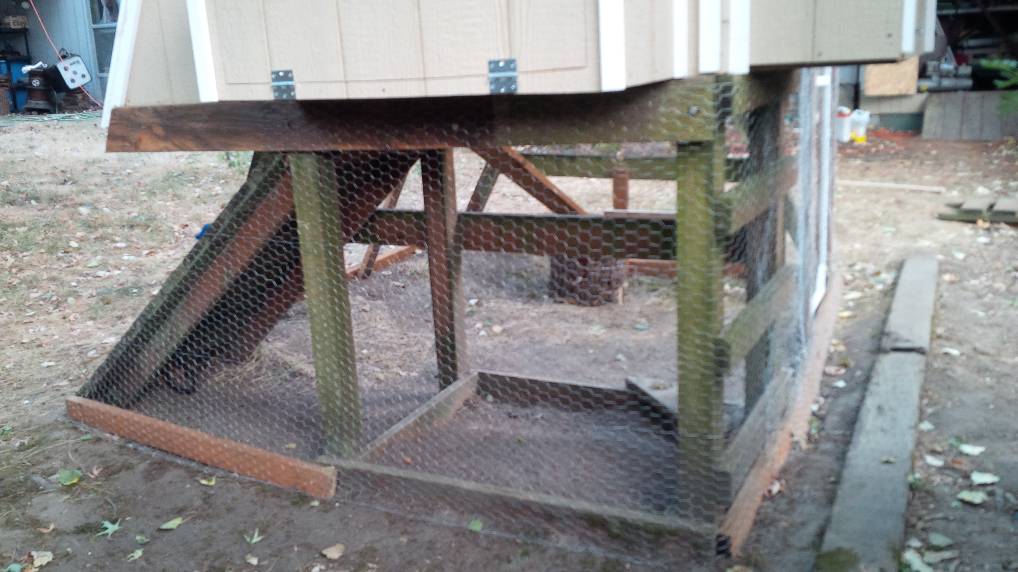 Underneath area provides some cover.