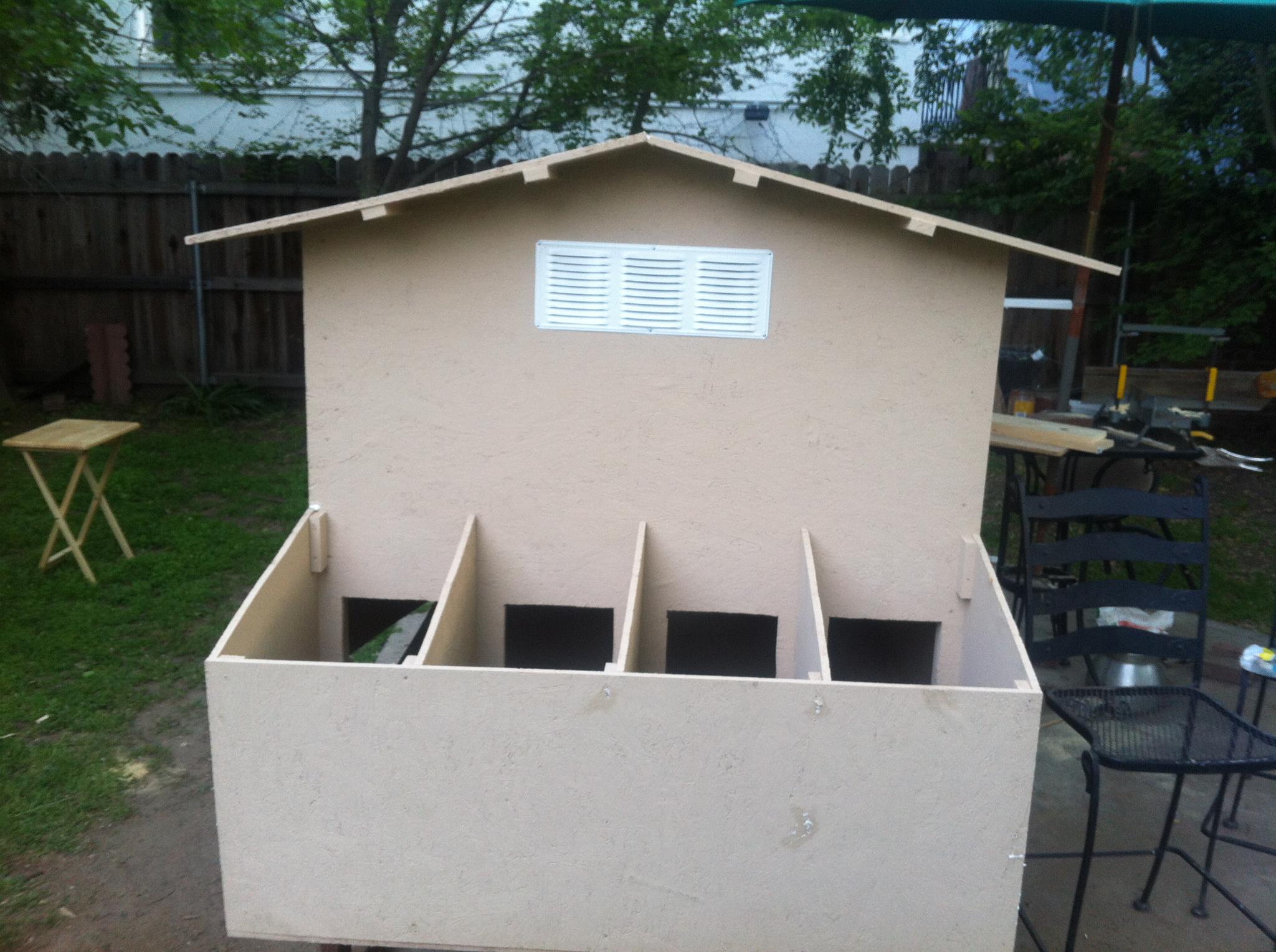 unfinished nesting boxes