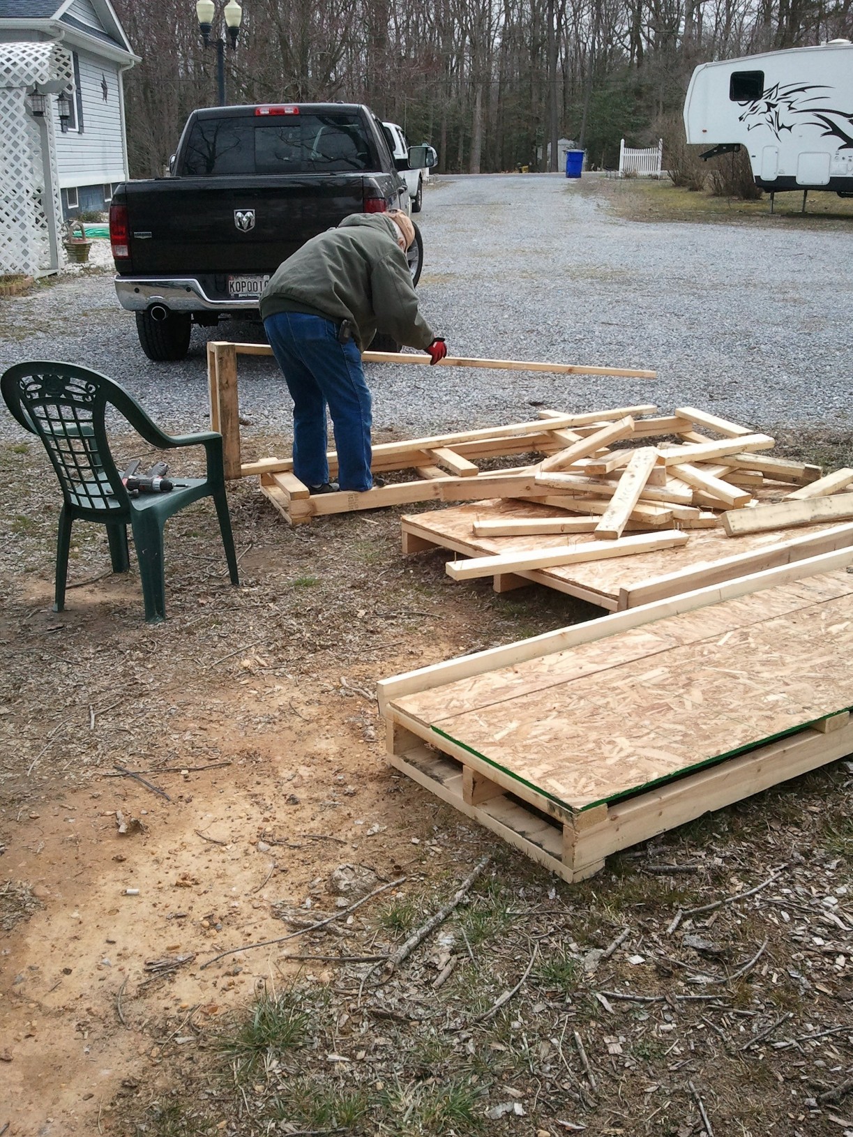 Using lumber from pallets
