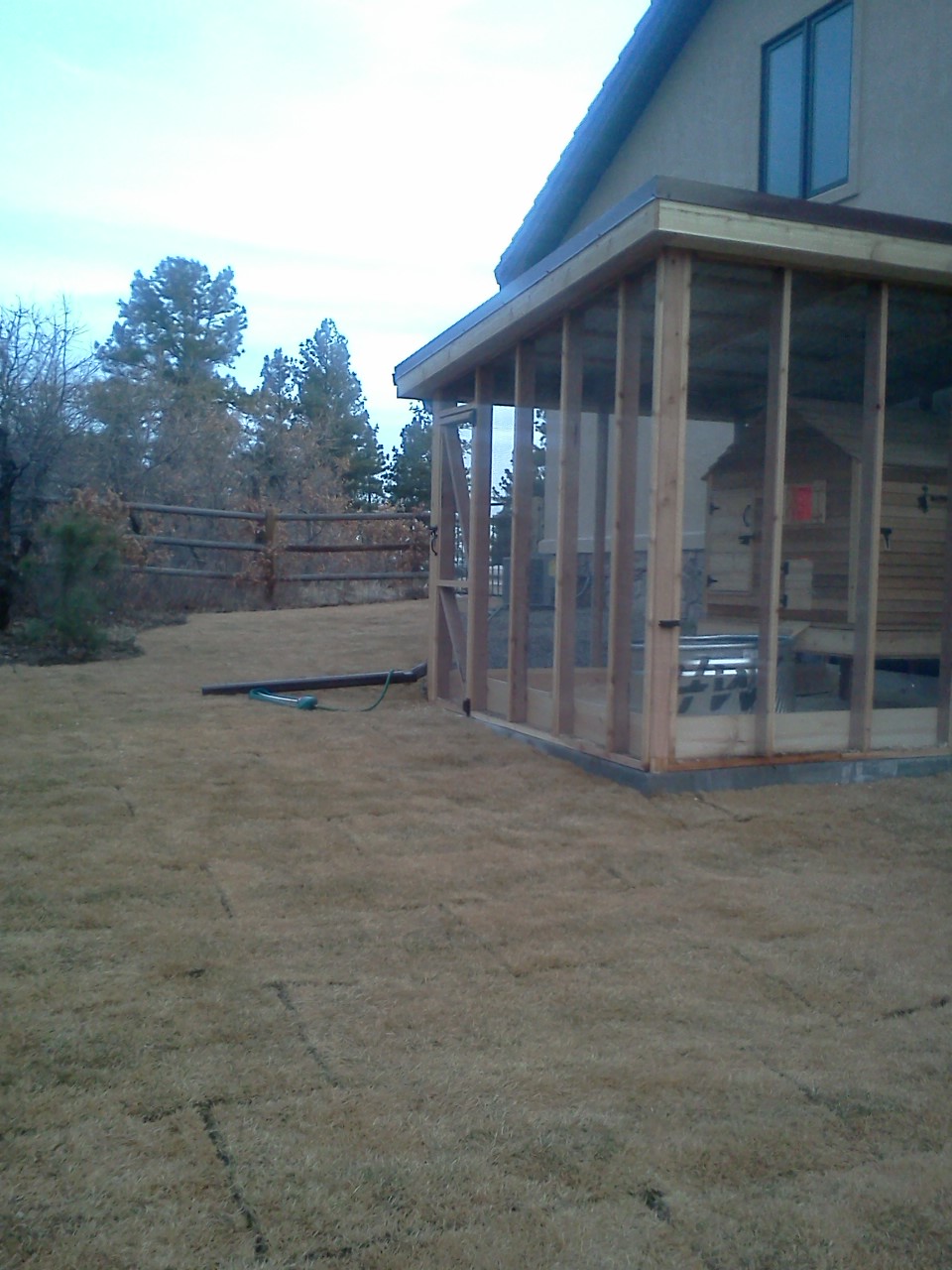 View from the other side of the Chicken Yard.