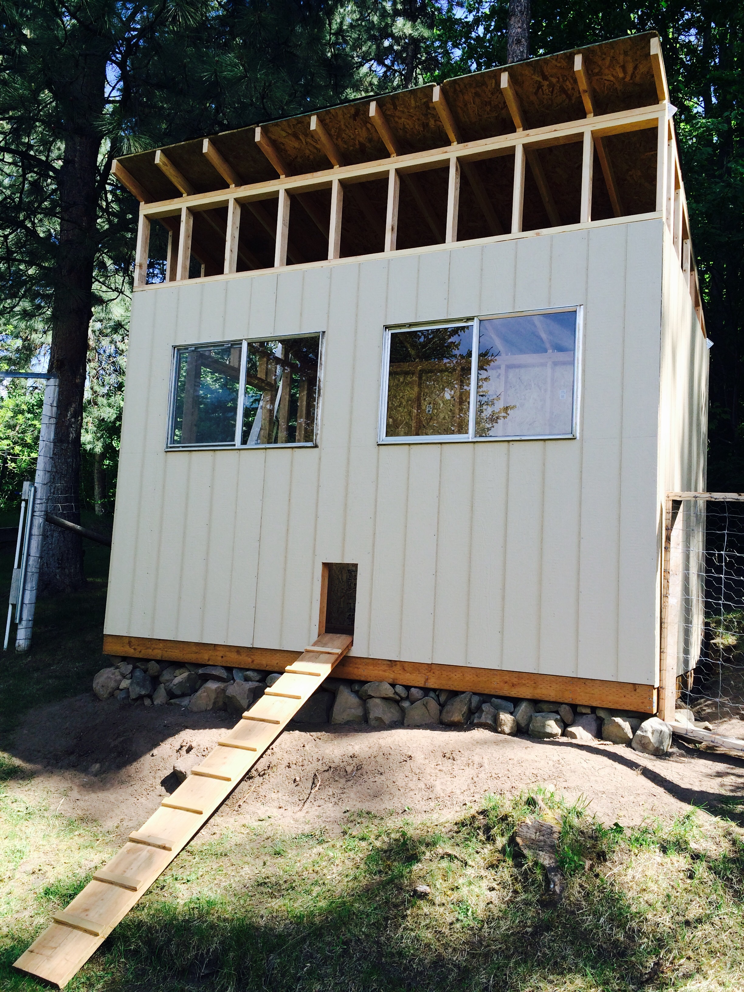 Walls are going up (smart siding)