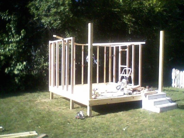 Walls going up