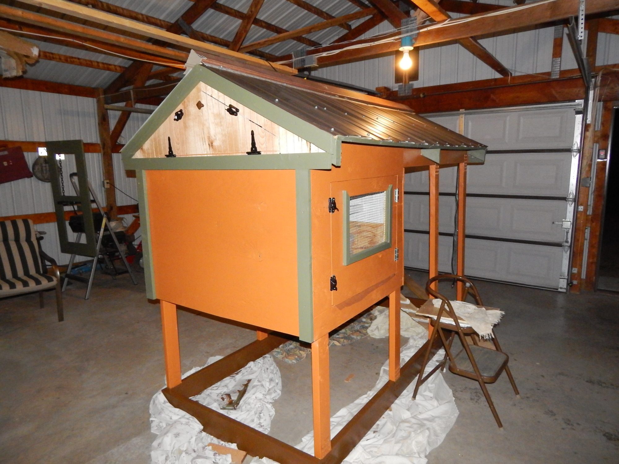 we are trying to have storage in the attic for light supplies good theory I hope