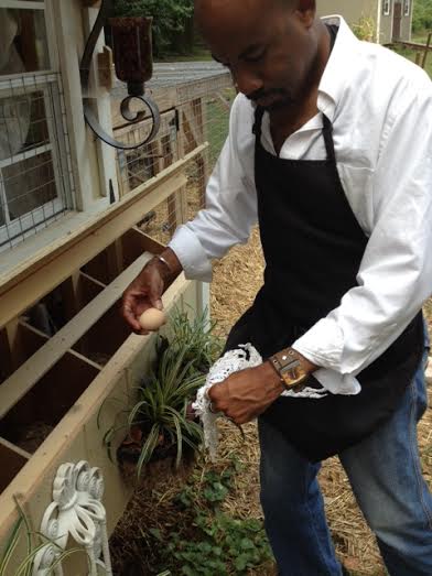 Who says men can't gather eggs too! Real Men gather EGGS!