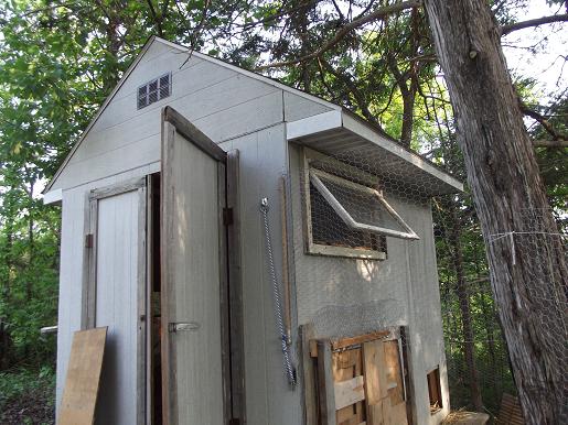 Window installed, outside view.