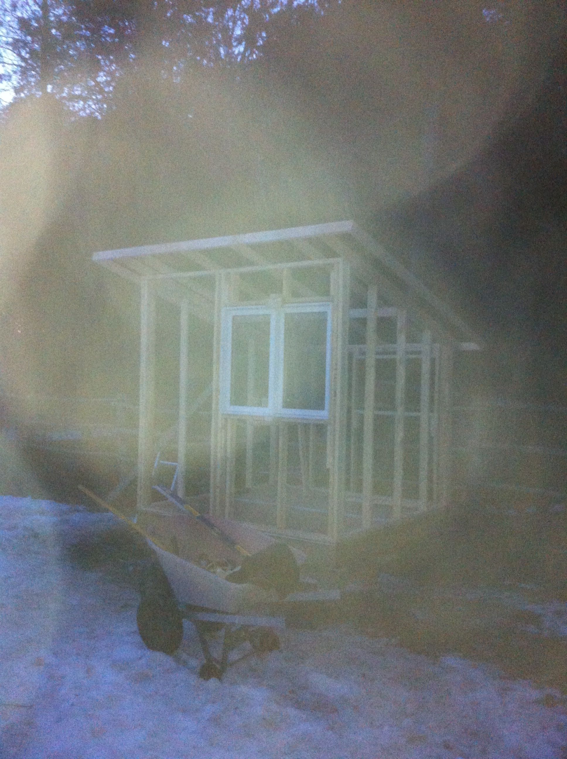 Windows going in