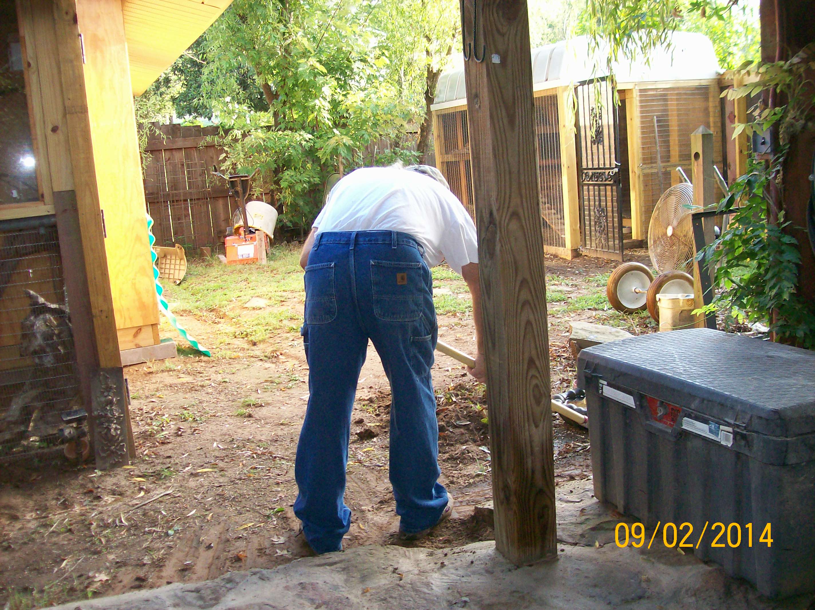 yeah a new path to get to the pond