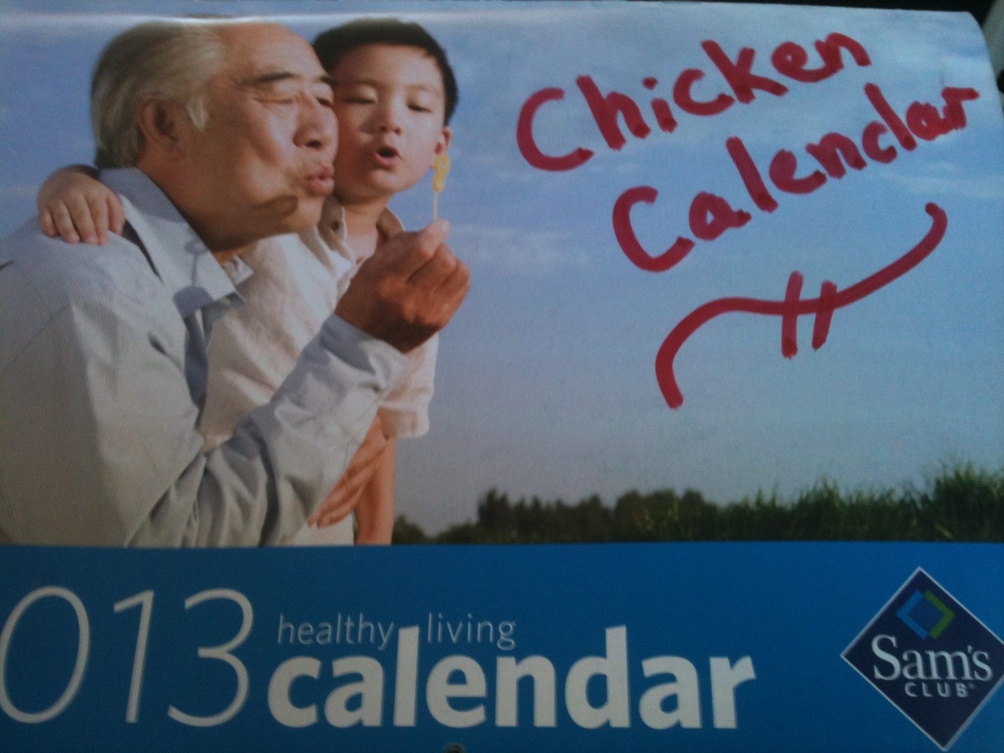 yep she's addicted when she sets up a calendar just for her chicken data...