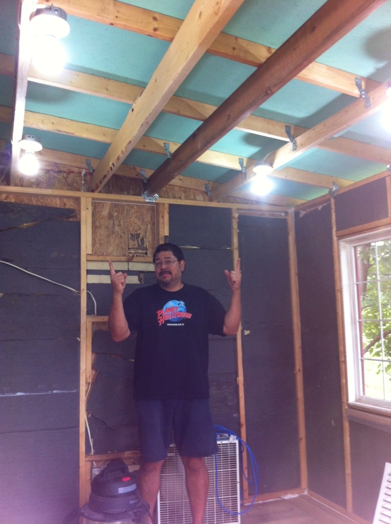 Yes, he said it..... "Let there be light!"