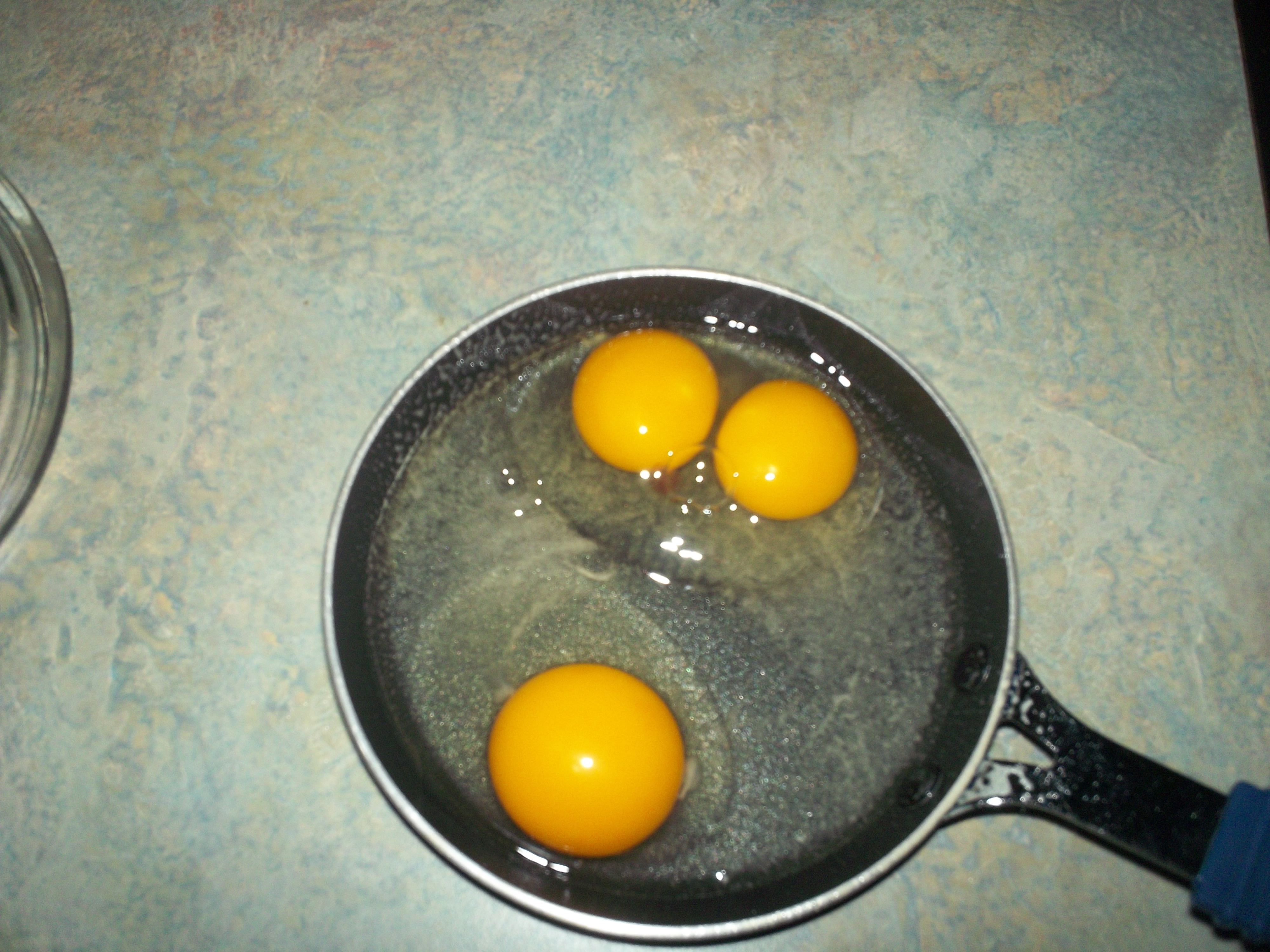 Yum! Double yolker