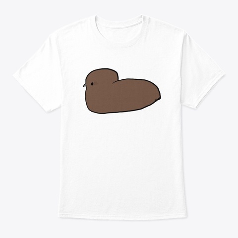 Rosetta Quail   Sitting White T-Shirt Front