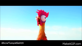 Moana: Hei Hei/Storm Scene (HD) on Make a GIF