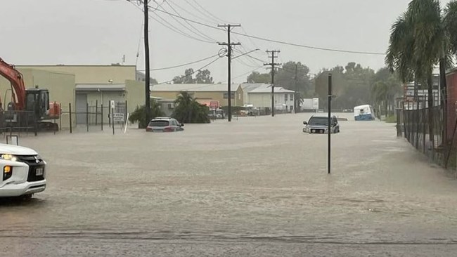 Many roads in North Queensland are flooding due to severe rainfall. Picture: Facebook