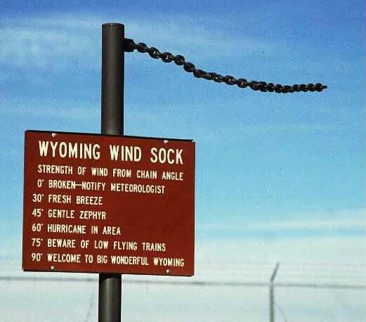 Wyoming Wind Gauge | Wind sock, Wyoming, Lubbock texas
