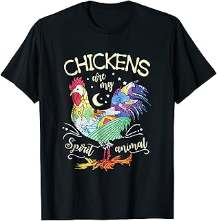 Chickens are my spirit animal t-shirt. Gift awesome Holidays