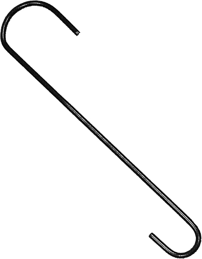 More Birds 12-Inch Extension Hook Steel Feeders, Plants, Windchimes