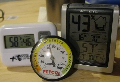 LOCKDOWN Digital Hygrometer for Temperature and Humidity