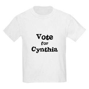 vote_for_cynthia_kids_tshirt.jpg