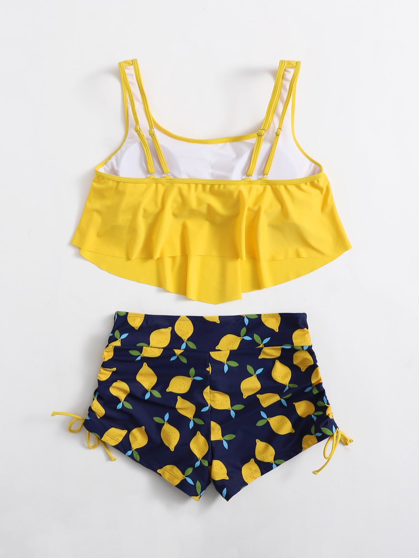 OLRIK Clothing - Women's Plus Size Lemon Print Hanky Hem Bikini Swimsuit -  Walmart.com - Walmart.com